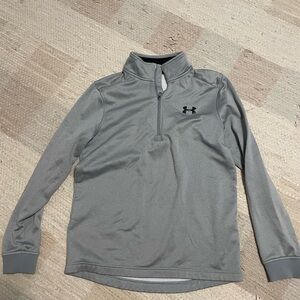 Under Armour Gray Quarter-Zip Pullover Mens Small